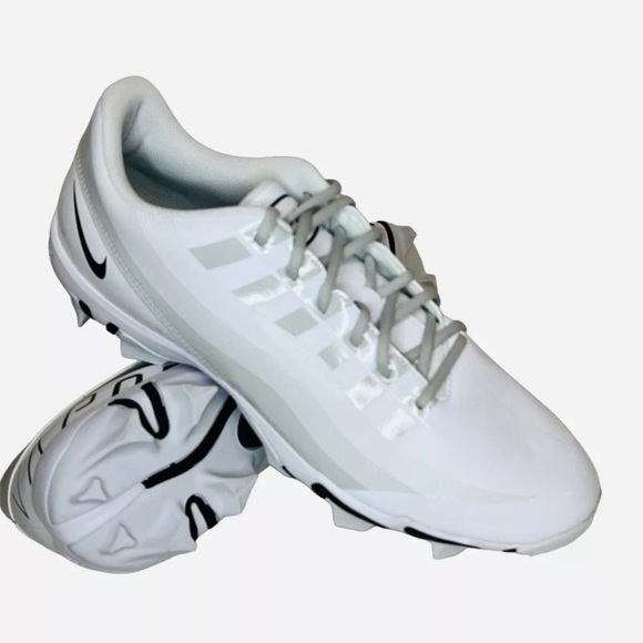 Nike Vapor Edge Shark Football Elite Cleat White Grey DQ5114-100 Men’s Size 12 - Picture 9 of 10